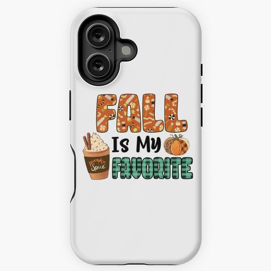 Fall Is My Favorite Funny Autumn Halloween  iPhone Case