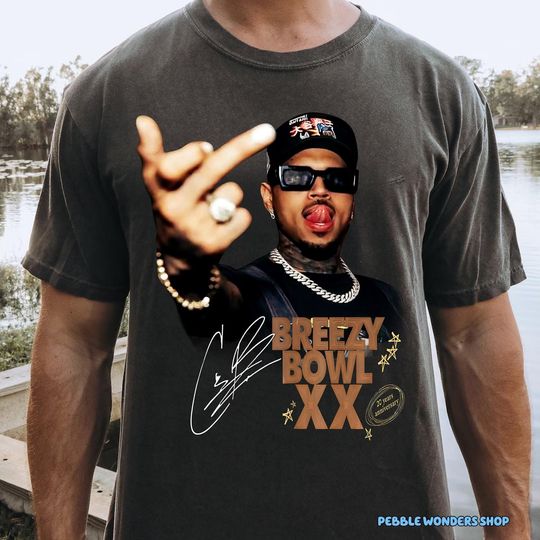 Chris Brown Tour Shirt, Breezy Bowl XX Tour, Chris Brown Album Tee, Breezy Shirt, Chris Brown Shirt, Chris Brown Merch, Chris Brown Concert