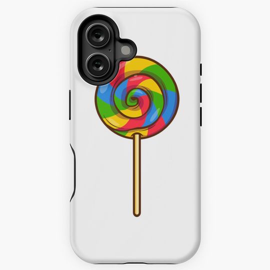 Lollipop Rainbow Sucker Candy Halloween Costume iPhone Case