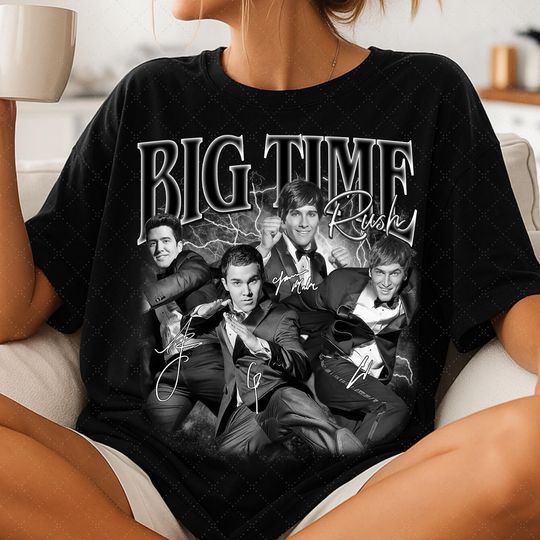 Big Time Rush Tour 2025 Comfort Colors Shirt, Big Time Rush band Pop Music Fan shirt, Vintage Concert Band Tee, 90s Music Shirt BTR Fan Gift