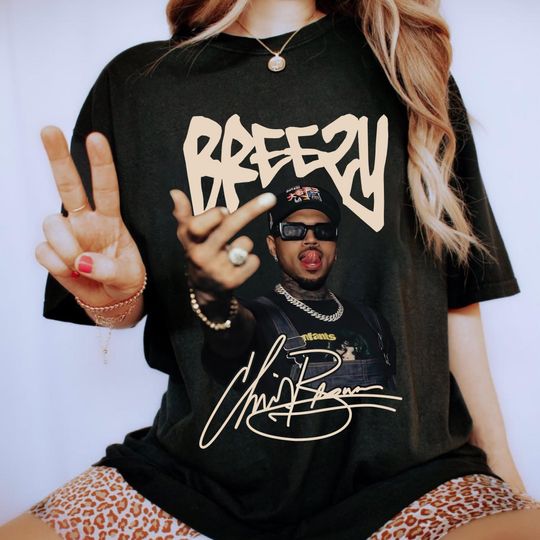 Chris Brown Breezy Bowl XX Tour 2 Sided Tee,, Chris Brown Album Shirt, Chris Brown Fan Gift, Chris Brown Merch Shirt, Cb Tour 2025 Shirt