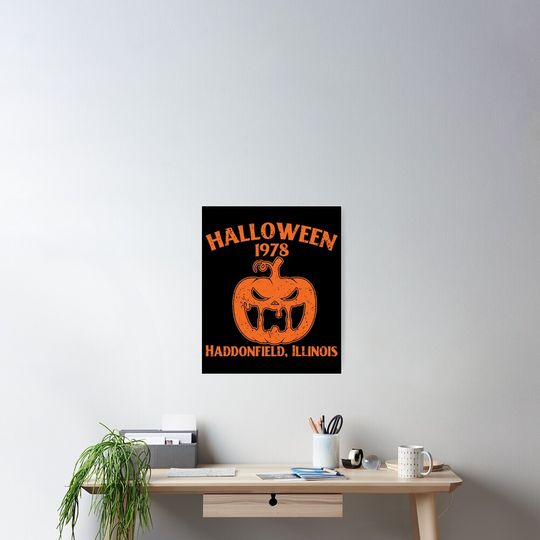 Halloween 1978 Haddonfield Illinois Holiday Spooky Poster