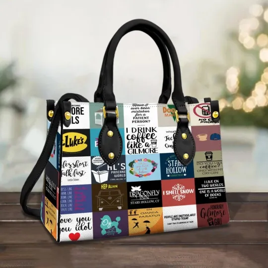 Gilmore Girls Leather Handbag, Stylish Women's Shoulder Bag, TV Show Fan Gift