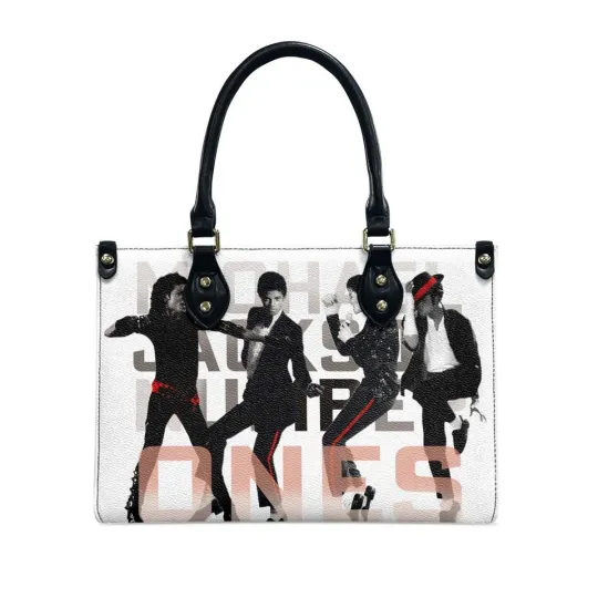 Michael Jackson Leather Handbag, Stylish Women's Shoulder Bag, Music Fan Gift