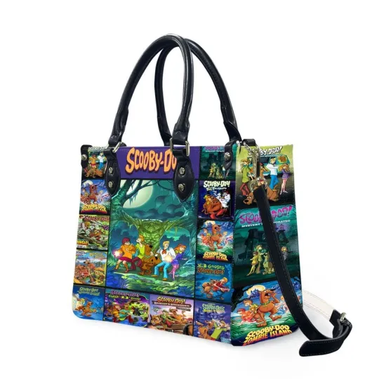 Scooby-Doo Leather Handbag, Cute Cartoon Women's Shoulder Bag, Lover Gift