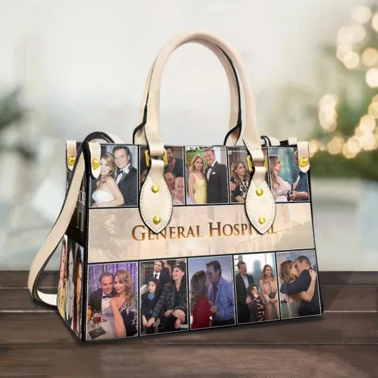 General Hospital Leather Handbag, TV Show Lover Women's Shoulder Bag, Gift