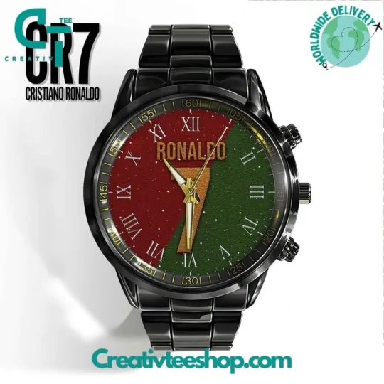 CR7 Portugal Stainless Steel Watch