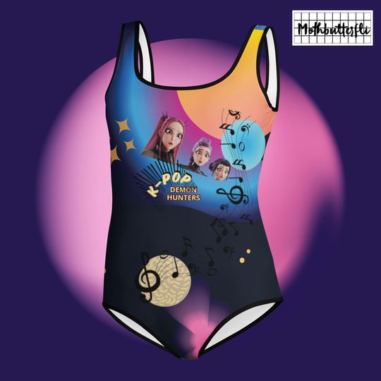 Kpop Hunters Huntrix Youth Swimsuit