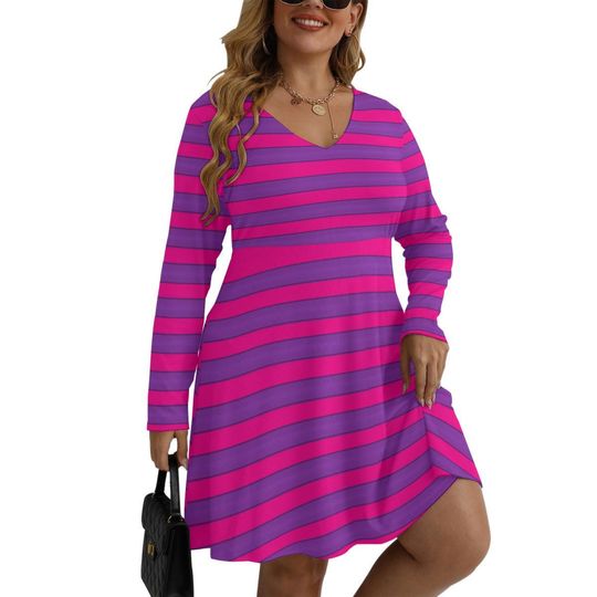 Cheshire Cat Dress - Alice in Wonderland Costume - Cheshire Cat Cosplay Dress