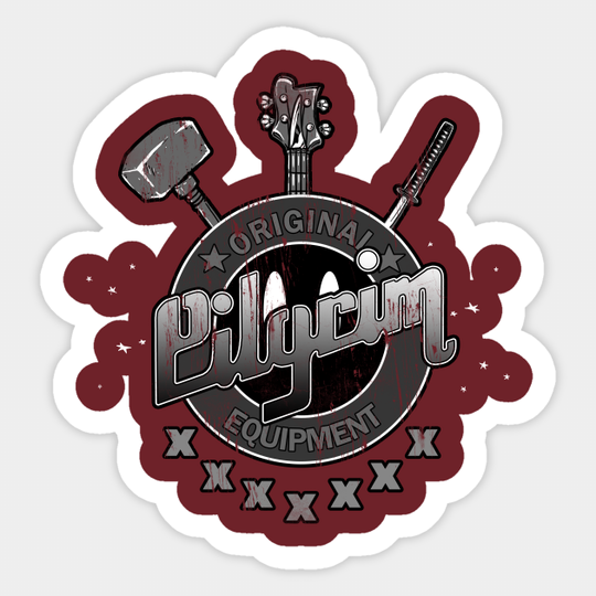 Pilgrim Bass Guitars - Scott Pilgrim Vs The World - Sticker