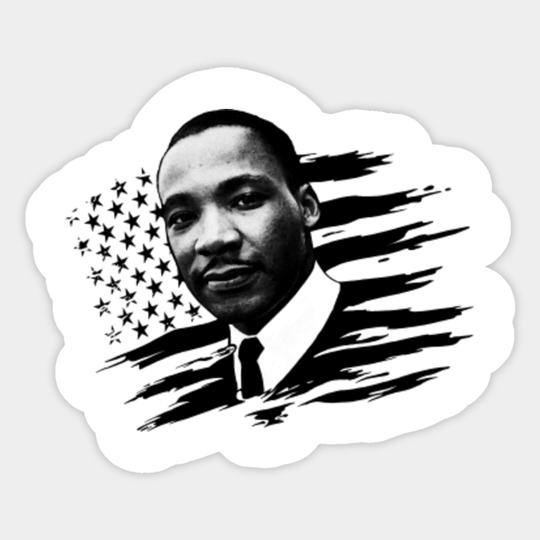 Martin Luther King Jr quote - Martin Luther King - Sticker