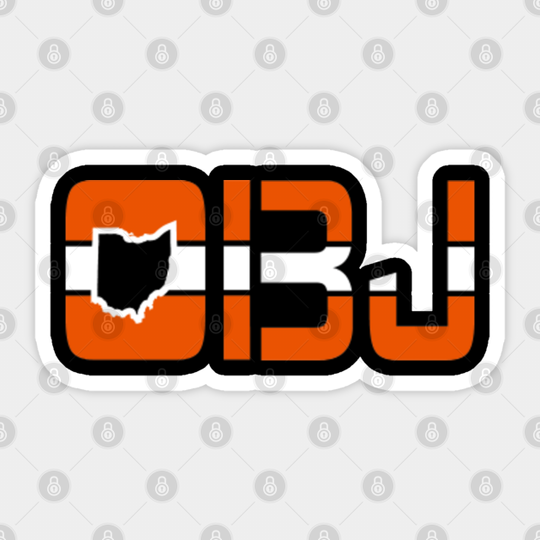 OBJ 13 Ohio, Cleveland Browns - Obj - Sticker