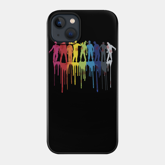 Rainbow Zombie Shuffle: Version Two - Red Dead Redemption - Phone Case