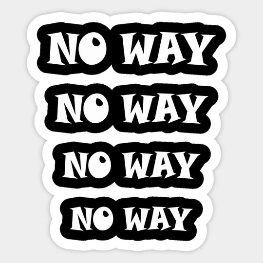 No way - Corona - Sticker