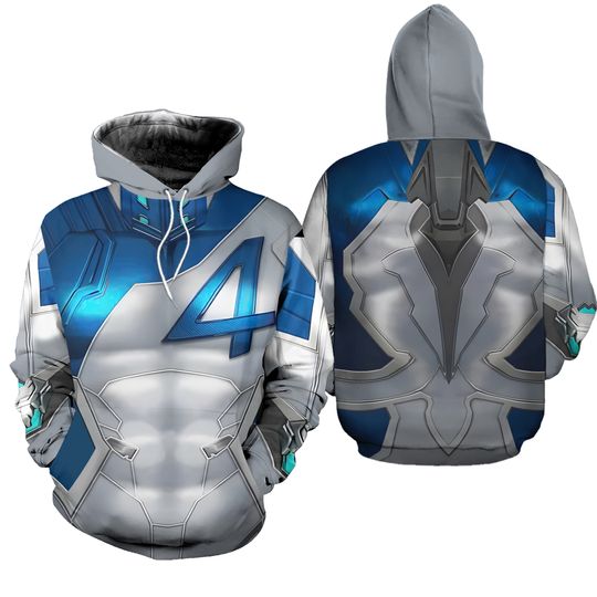 Marvel Rivals Fantastic Four Hoodie and Jogger Set, Halloween Costumes for Kids