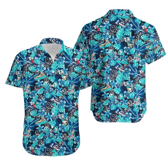 Mickey Mouse Tropical Hawaiian Shirt