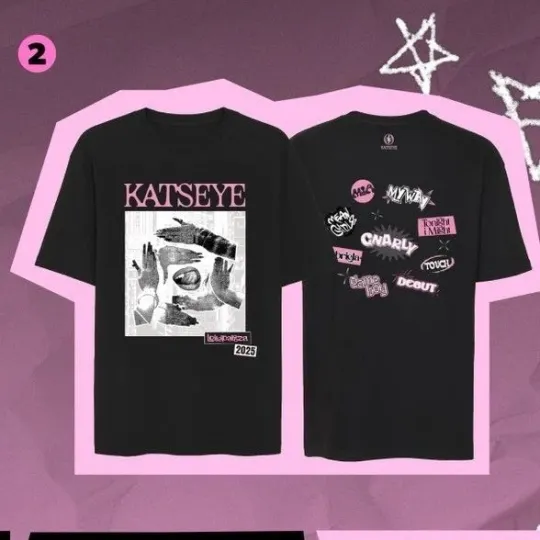 NEW!!! Katseye Lollapalooza 2025 Exclusive Reprint T-Shirt