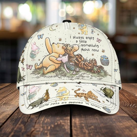 Disney Winnie The Pooh Baseball Cap, Pooh Tigger Piglet Classic Cap, Disney Cartoon Hats For Kids, Disneyland Family Vacation Gift