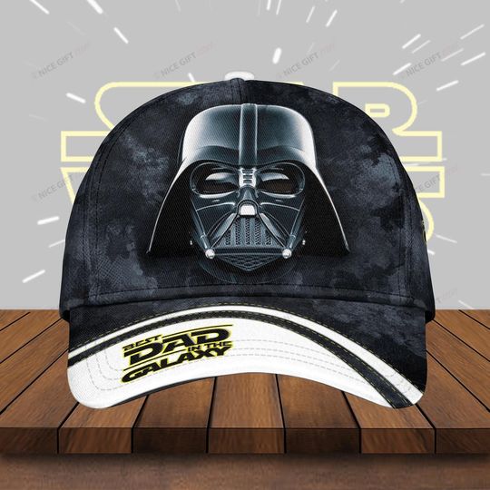 Best Dad In The Galaxy Classic Cap, Vintage Star Wars Baseball Hat, Darth Vader Hats For Men, Galaxy's Edge Hat For Kids