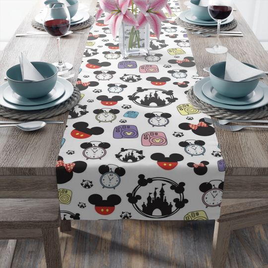 Disney Mickey Mouse Table Runner for Kitchen & Home Decor