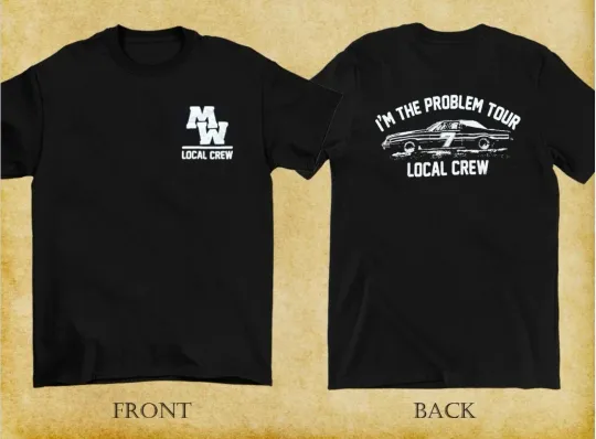 Wallen Western I’m The Problem 2025 Tour Reprint Unisex Shirt