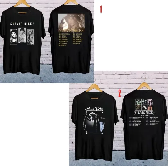 2025 Stevie Nicks Tour T-Shirt, Stevie Nicks Fan Shirt, Concert Merch 90S Shirt
