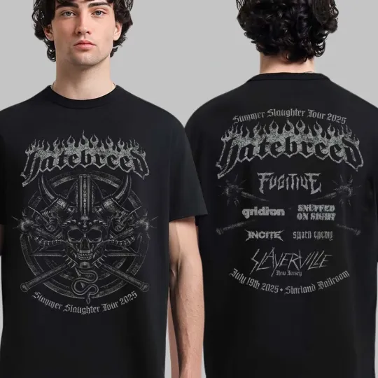 Hatebreed Summer Slaughter Tour New Jersey At Starland Ballroom On July 19 Shirt