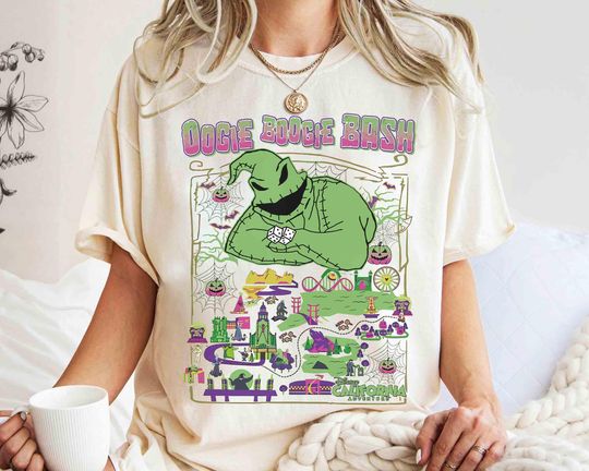 Disney Oogie Boogie Bash 2025 T-Shirt, Mickey and Friends Halloween Tee