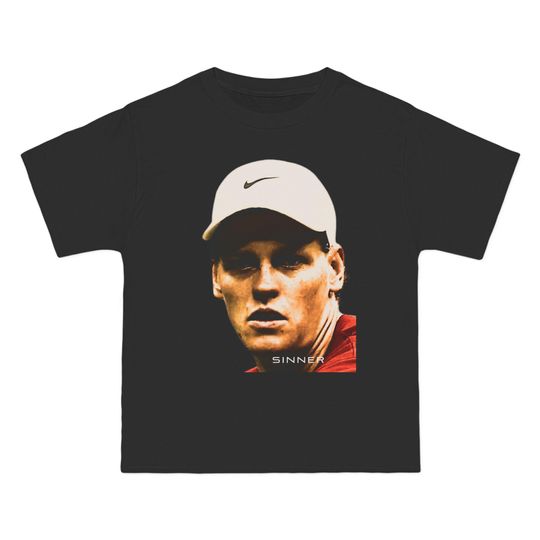 Jannik Sinner Fan T-Shirt, Hanes 5180, Tennis Champion T Shirt, Men's Singles US Open, Wimbledon Champion 2025 ,Australian Open Champ 2025