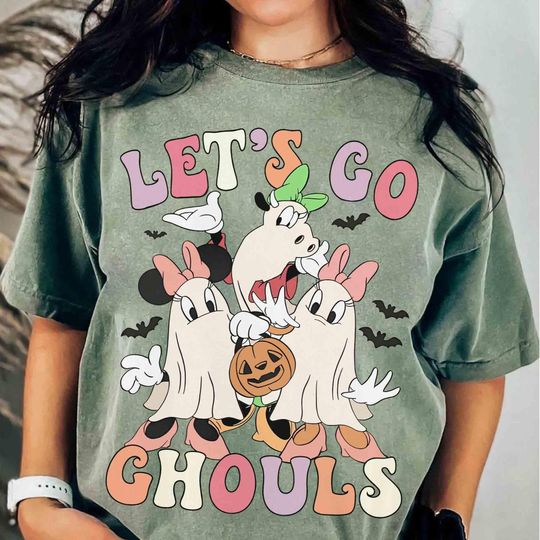 Let's Go Ghouls Disney Halloween T-Shirt for Women and Girls