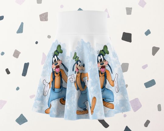 Goofy Running Skirt: Women's Disney-Inspired Skater Skirt