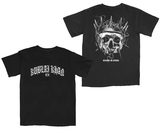Kublai Khan TX Shirt Khan Is King T-Shirt Short Sleeve