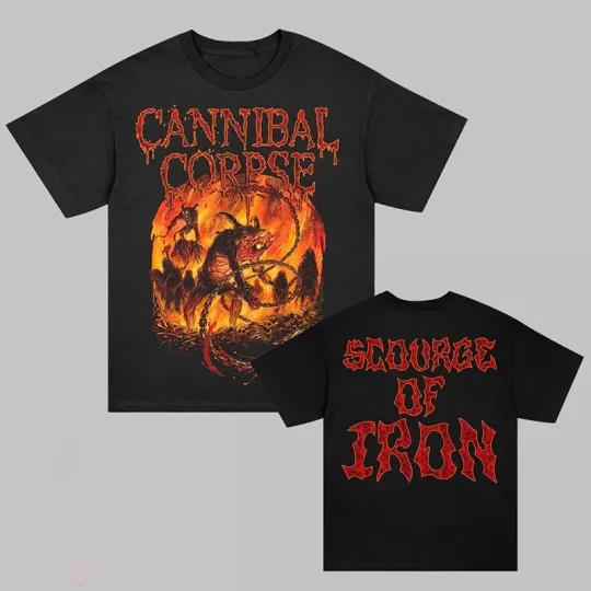 Cannibal Corpse Scourge Of Iron Two Sides T-Shirt