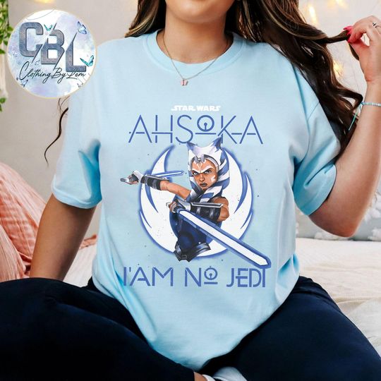 Vintage Disney Star Wars Day Shirt, Ahsoka Tano I'M No Jedi T-Shirt, May The Force Be With You, Star Wars Celebration, Galaxy's Edge Trip