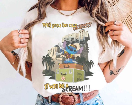 Disney Stitch Halloween Costume T-Shirt, Twilight Zone Trick or Treat Tee, Disney Party 2025