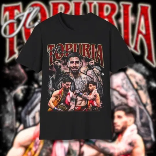 UFC 317 Ilia Topuria El Matador Bull Fight T-Shirt, Best Gift for Fans 2025