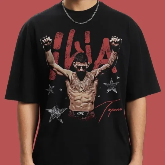 UFC 317 Ilia Topuria El Matador Bull Fight T-Shirt, Best Gift for Fans 2025