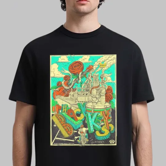 The Black Keys 2025 Musikfest Bethlehem PA T-Shirt, Band Concert Tee