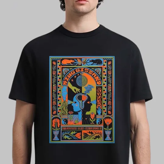 King Gizzard And The Lizard Wizard Colorado Springs  2025 On August 8 T-Shirt