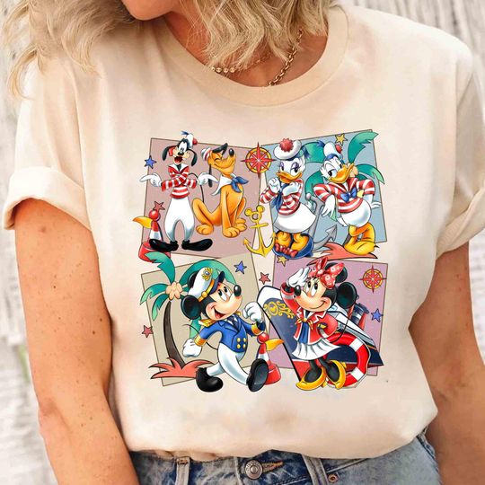 Mickey & Friends Best Cruise Ever Shirt, Disney Family Cruise Trip Tshirt, Disneyland Cruise Group Family Matching Shirts, Magic Kingdom