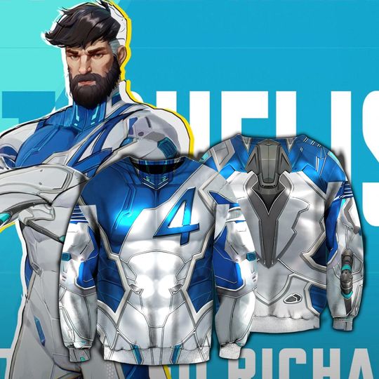 Fantastic Four 3D Full Over Print Shirt, The Fantastic Four First Steps Shirt, Mcu Rival Superhero Cosplay Gift, Fantastic 4 Movie Costume