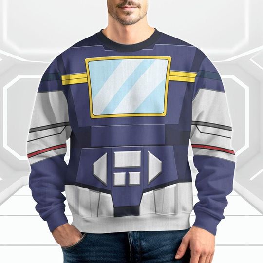Transformers Soundwave Costume Cosplay Ugly Sweater, Transformers Cosplay Shirt, Autobot Optimus Prime Tee, Gift For Men