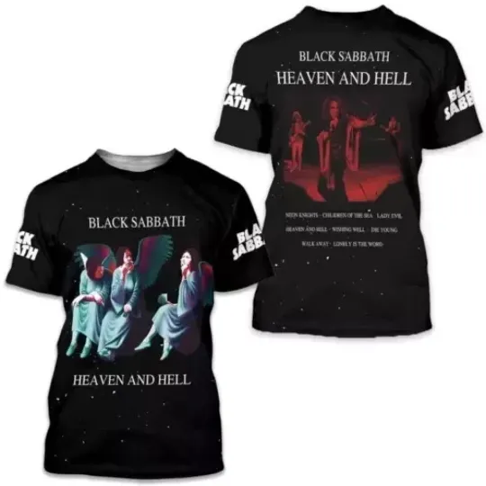 Black Sabbath Heaven And Hell 3D T-Shirt