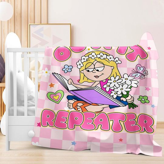 Lizzie Mcguire Outfit Repeater, Funny Lizzie McGuire Blanket, Lizzie McGuire Fleece Blanket, Lizzie McGuire Cartoon, Disneyland Channel