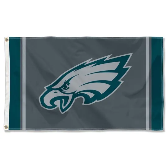 Philadelphia Football  Black Sideline Flag - Ideal football Gift Banner