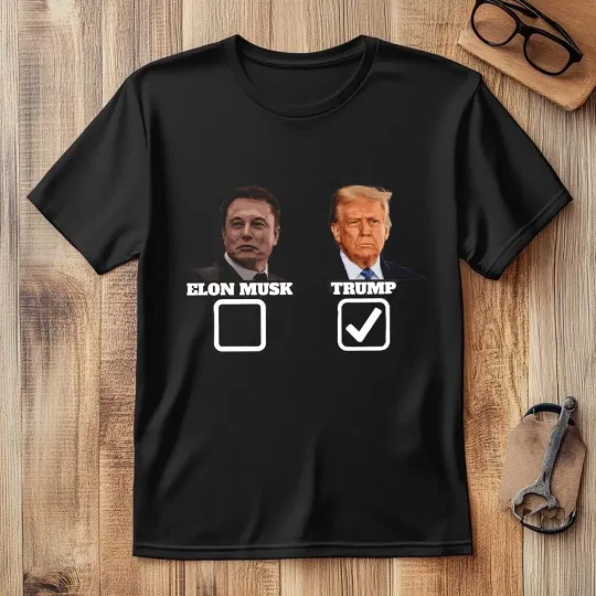 Trump Vs Elon Musk Shirt, Political Graphic Tee, Support Trump Shirt