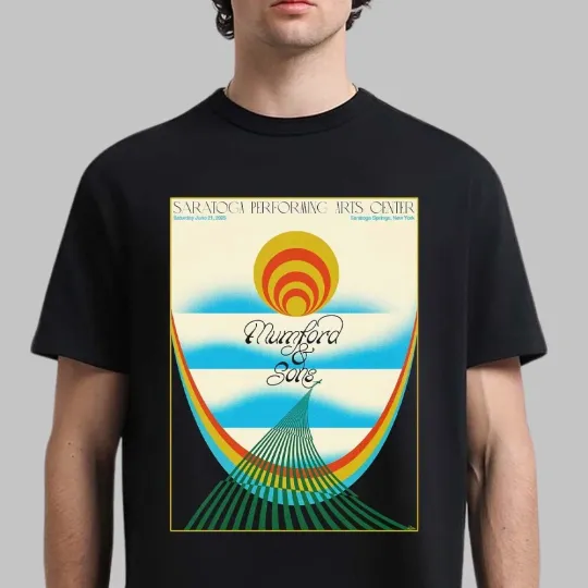 Mumford And Sons Saratoga Springs New York 2025 Gig Shirt