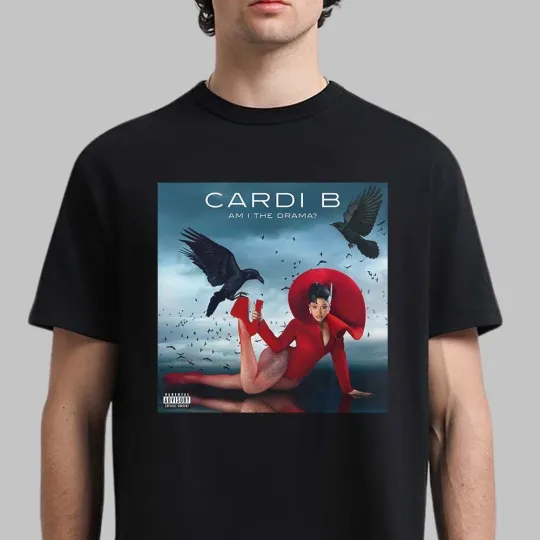 Cardi B Am I The Drama New Album Cover Art Classic T-Shirt, Gift for Fan Shirt.