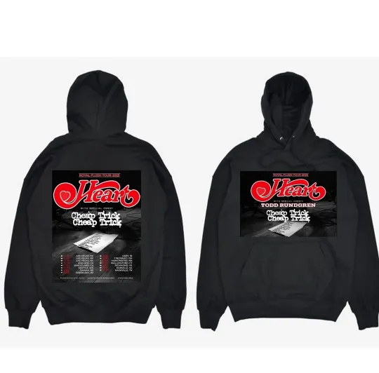 Heart 2025 'Royal Flush Tour' Nov Hoodie