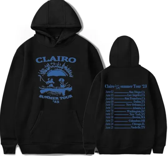 Clairo Tour 2023 Hoodie - Dog Graphic Unisex Pullover